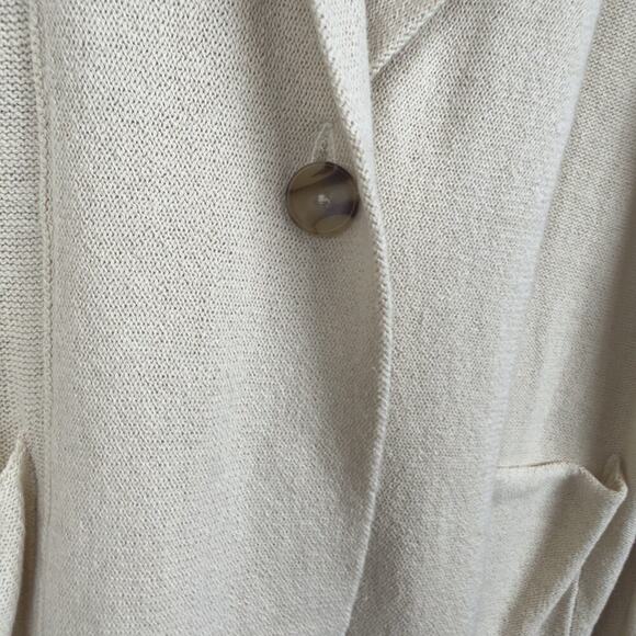 Free People We The Free Desert Knit Blazer Oversized Women Beige Size M - Picture 8 of 16